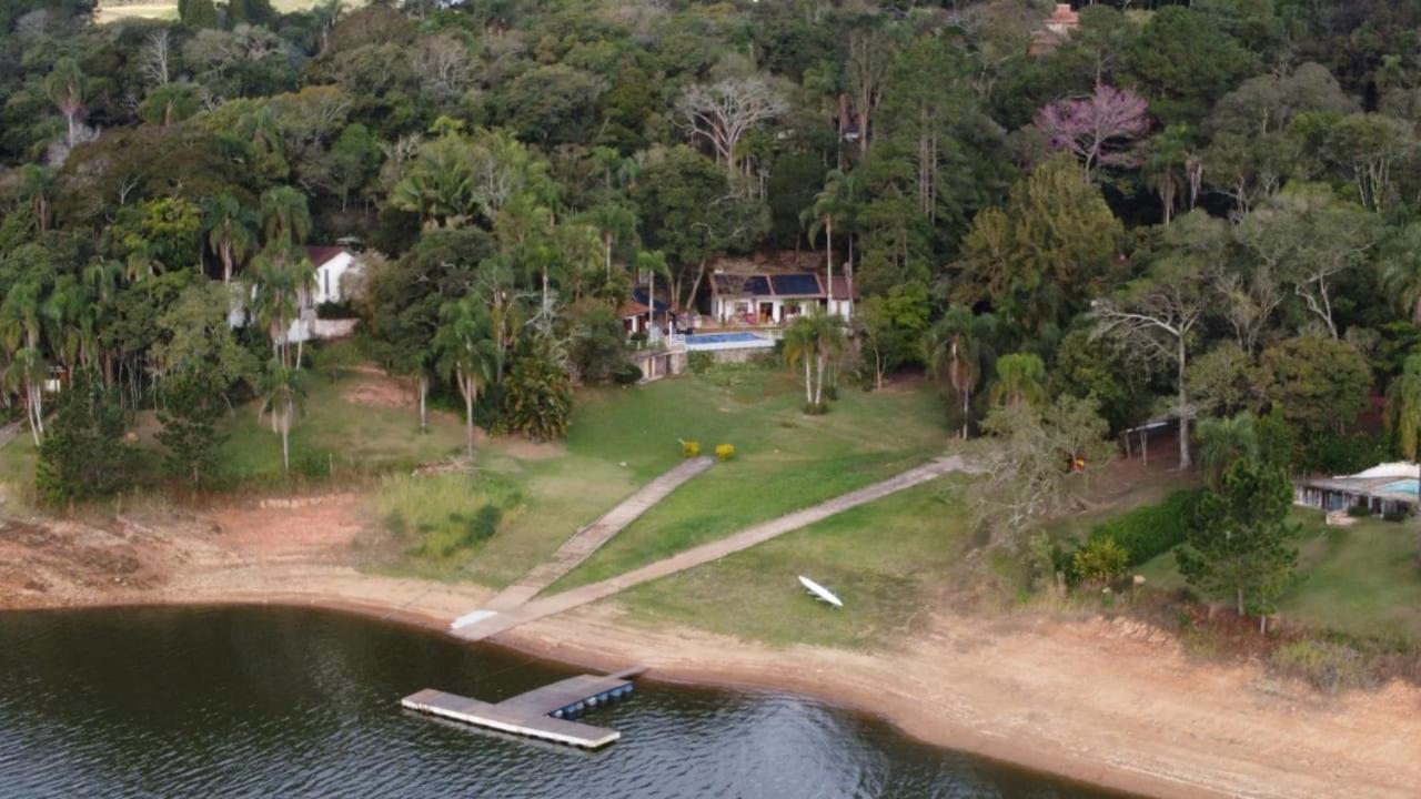 Chacara Em Condominio A Beira Da Represa Para Locacao Familiar Ibiúna Exteriör bild